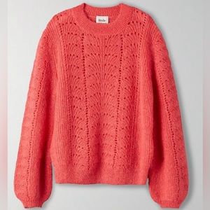 Aritzia Little Moon Gardenia Merino Wool Blend Sweater Small - Worn Once